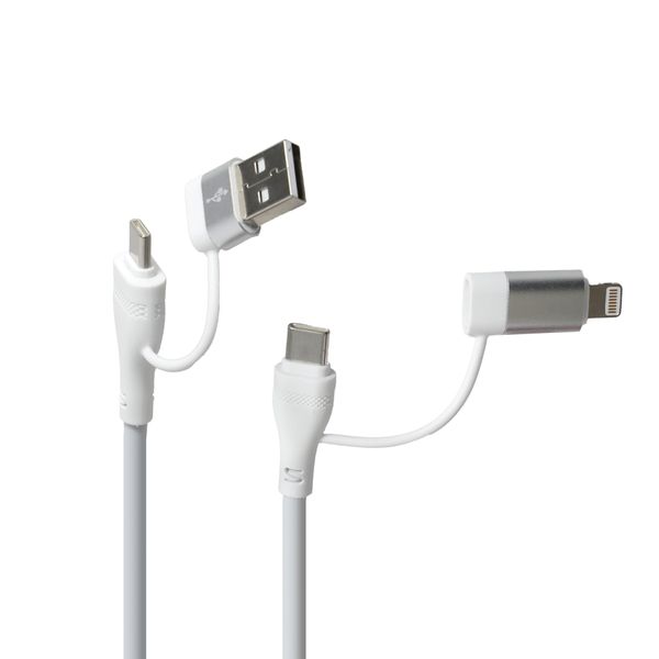 RED-E 4-in-1 Silicone Multi-Charging Cable