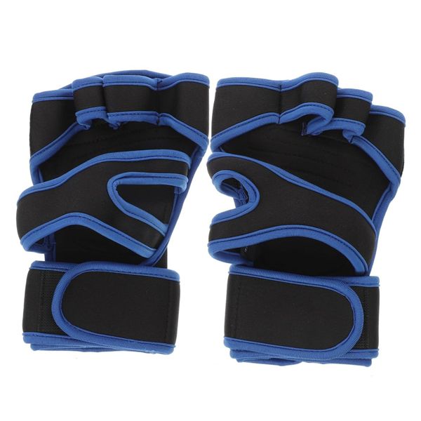 Half Finger Gloves Sport Cycling Gloves Wristband Gym Full Palm Protective