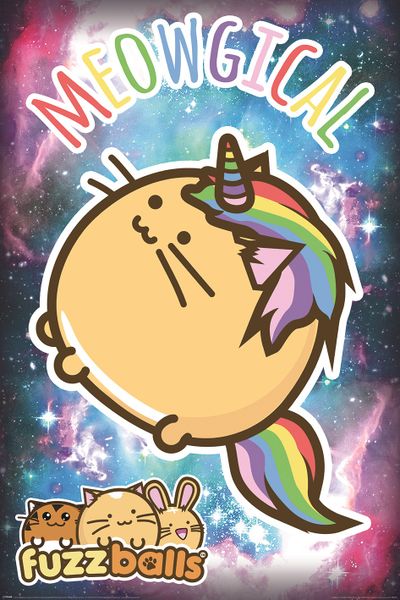 Fuzzballs - Meowgical Poster