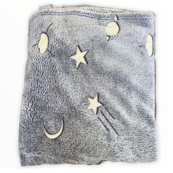Star, Moon Design Luminous Blanket image