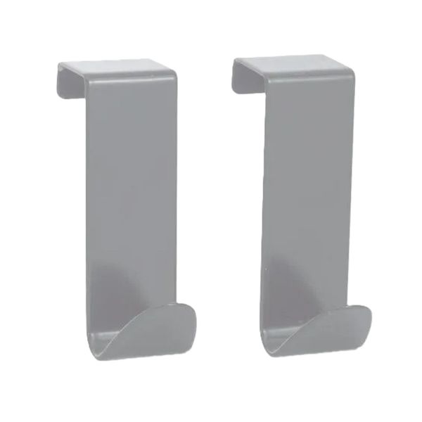 Set of 2 Over The Door Hooks, 2cmx 2cmx7cm
