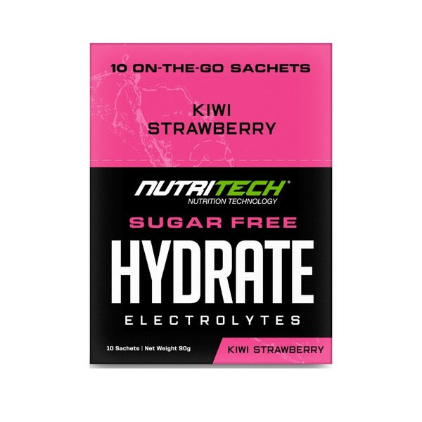 Nutritech Hydrate Electrolytes Kiwi Strawberry Sachets