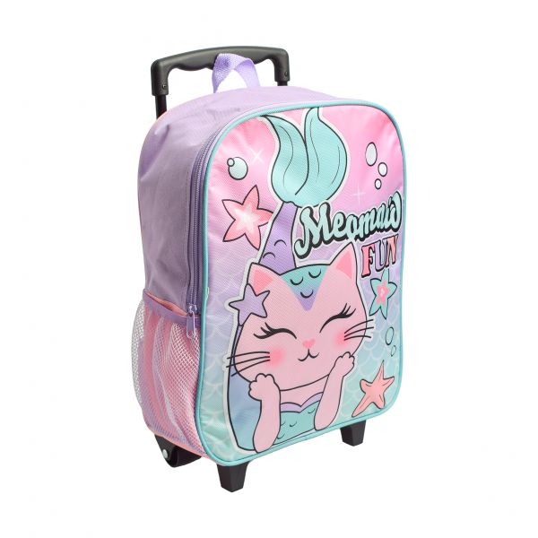 SQUIGGLE Meowmaid Kids Trolley Bag - Fun, Magical &amp; Perfect Luggage
