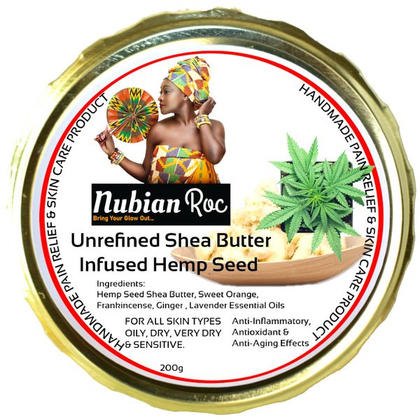 Infused Hemp &amp; Ginger Unrefined Shea Butter