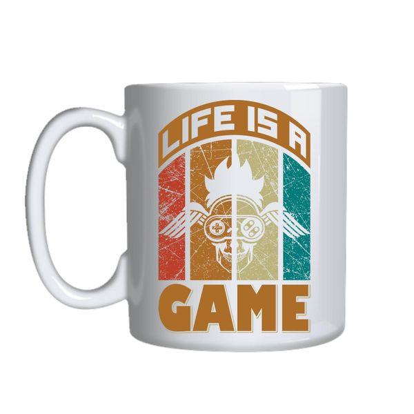 Life Is A Game 2 Mug Gift Idea 140