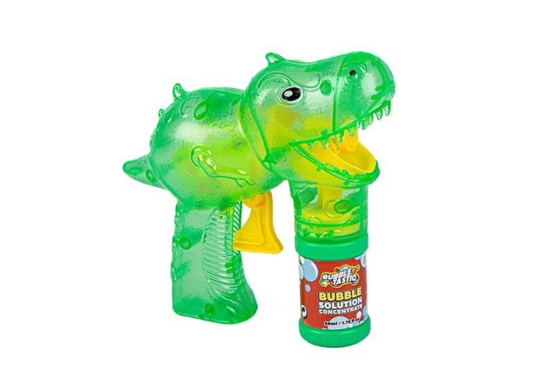 Bubbletastic Dino Bubble Gun Light Up - Blindbox