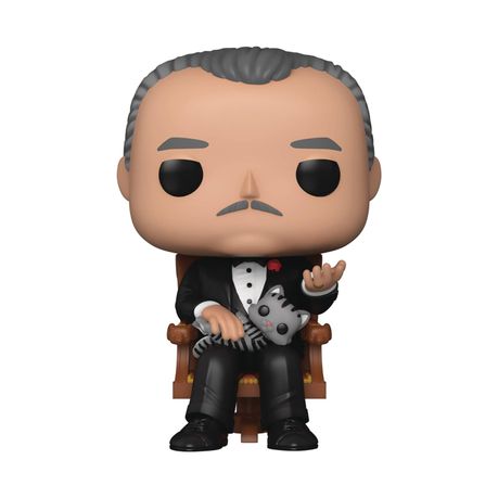 Funko Pop! Movies:The Godfather 50 Years - Vito Corleone With Cat Image