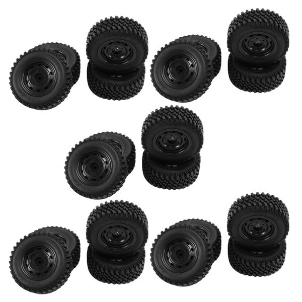 20Pcs Rubber Wheel Tire Tyre Set For Mn86 1/12 Rc Car Diy Upgrade