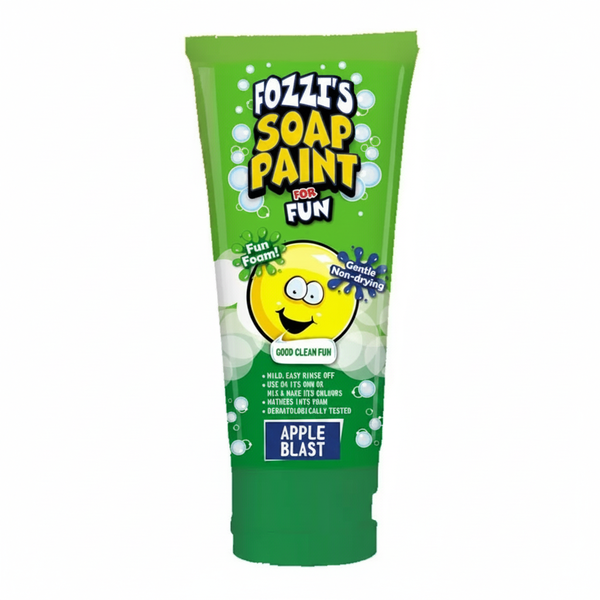 Fozzis Apple Blast Soap Paint for Kids - 100 ml Bath Fun