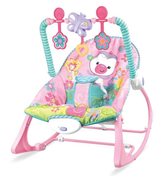 Multi-function Baby Cradle Swing Reborn Eletric Rocking Chair - Cyan