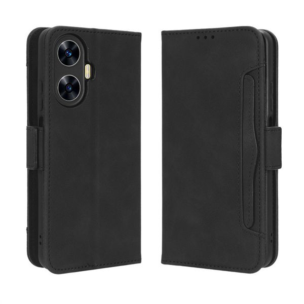 Multi Card Groove Leather Cover Compatible with Redmi Note 12 Pro Plus 5G