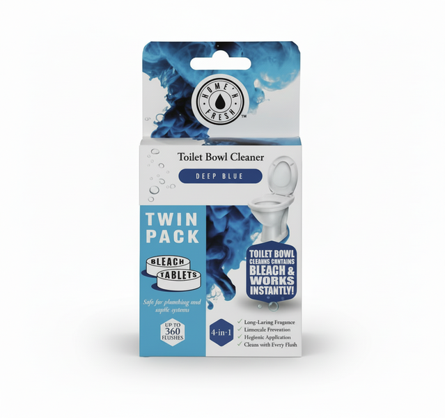 Cistern Fresh Toilet Cleaner Blocks - 2 x 50g for Odour Control - 2 Pack