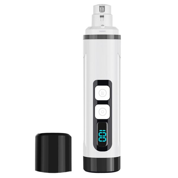Pet Nail Grinder with LED Light, Silent Operation, Rechargeable, Pain-Free