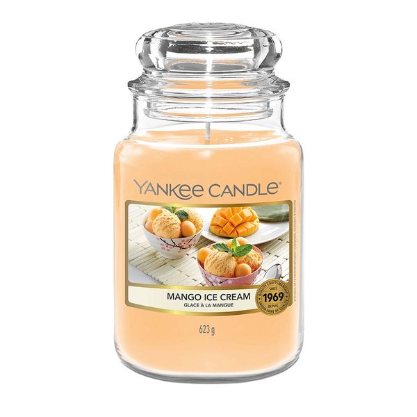 Yankee Candle Mango Ice Cream Large Jar
