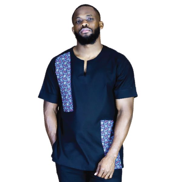 Africa Fashion House Arome Blue Lane Shirt