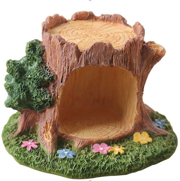 Zakka Mini Resin Micro - Landscape Tree Hollow Ornament