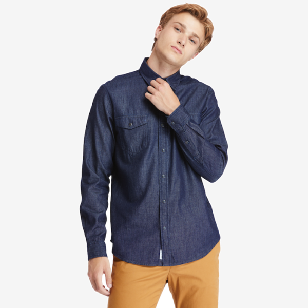 Timberland Denim Regular Fit Shirt for Men