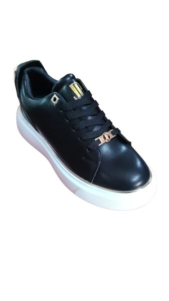 Lamara Paris Carol Lace-Up Casual Sneaker White