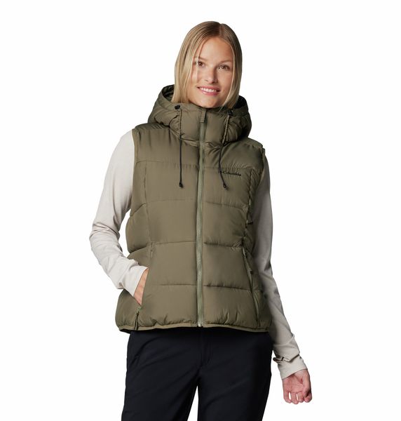 Columbia Women's Pike Lake II Insulated Vest Stone Green