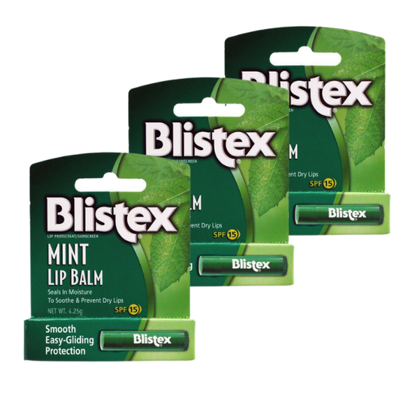 Blistex Mint Lip Balm - 4.25 g - 3 Pack