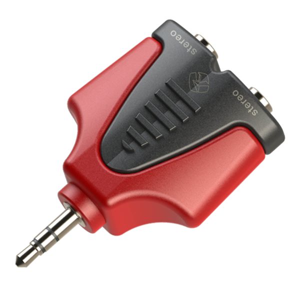 Roxtone - Moulded Adapter 3.5mm Stereo Male - 2 x 3.5mm Stereo Female