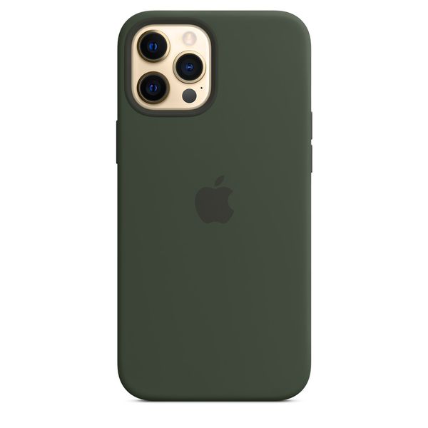 Silicone Case - Pinewood (Dark Green) For iPhone 13 Pro Max