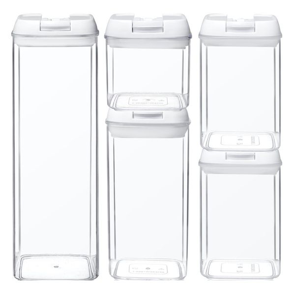 Food Containers Set of 5 Airtight