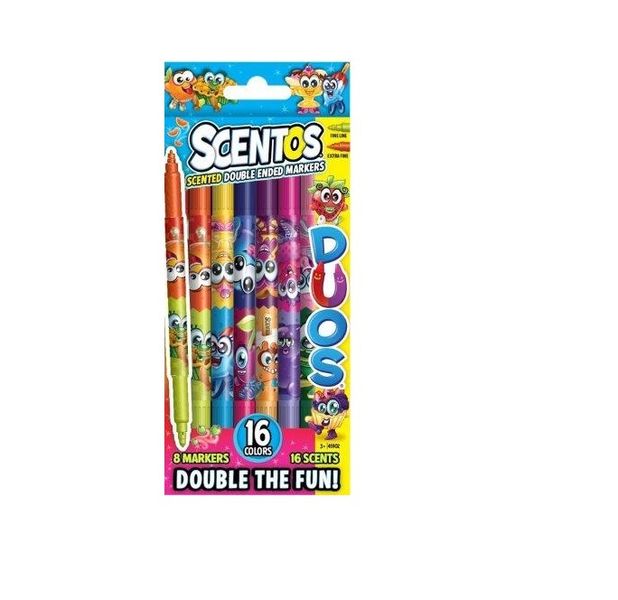 Scentos 8 Pack Double Ended Fineline Markers