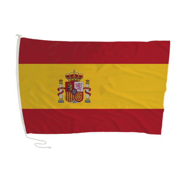 Spain Flag with Rope and Toggle - 180 x 120cm
