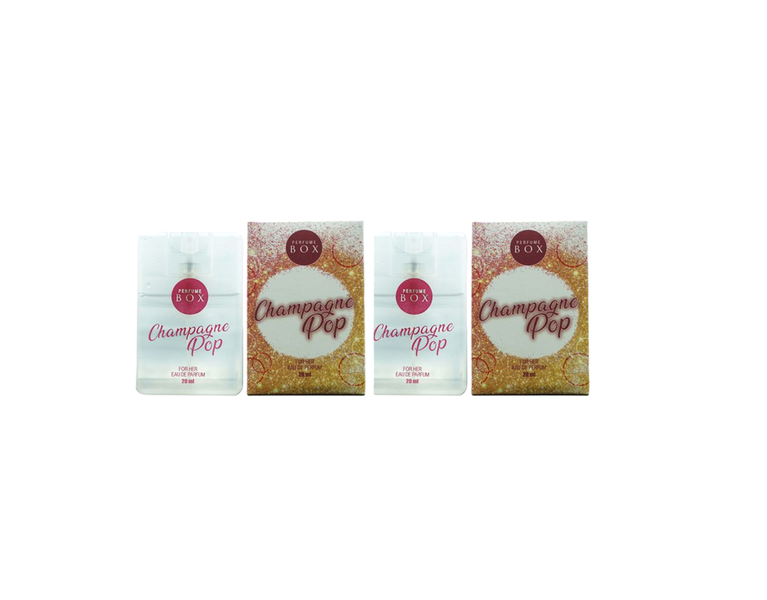 Perfume Box Champagne Pop For Her Perfume Pocket size Set of 2