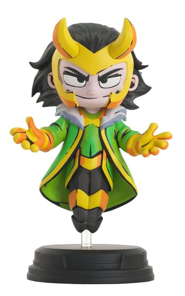 Animated Style Loki Marvel Statue