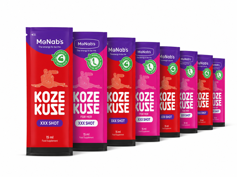 8 Pack | Koze Kuze | Him &amp; Her | 15ml | Libido, Performance, Mood | McNab's