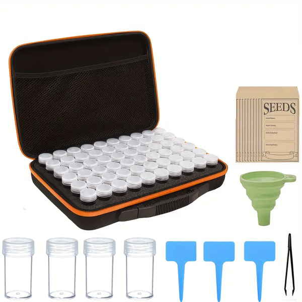 Garden Tool 60 Slots Organizer For Categorizing And Storing Seed (32cm)