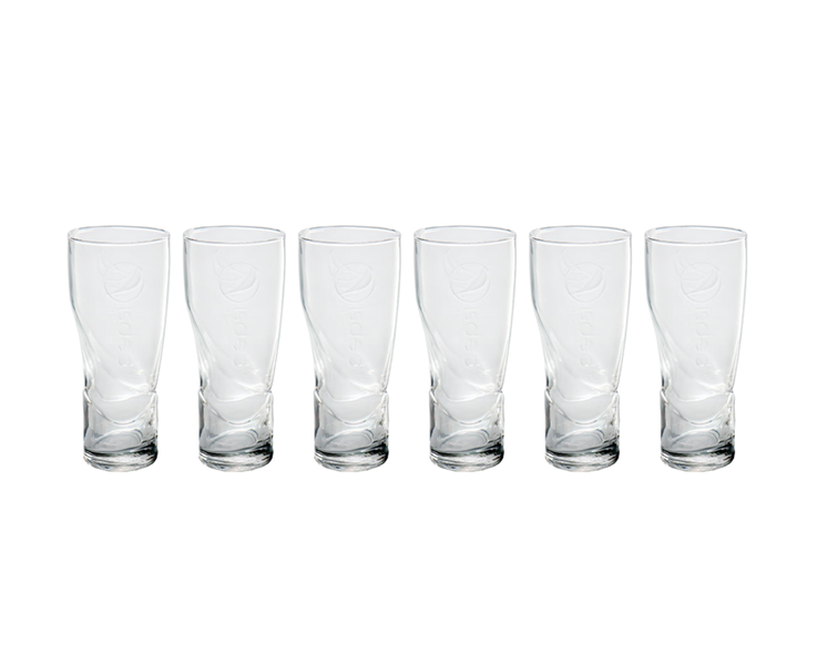 Pepsi - Clear Hi-Ball Glass - 6-Pack - 250ml