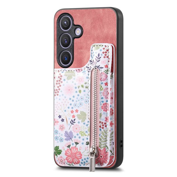 Retro Painted Flip RFID Anti-Theft Phone Case Compatible with Honor 400 Pro