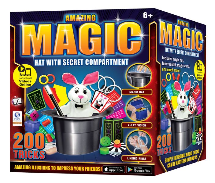 Hanky Panky Amazing Magic Hat - 200 Tricks