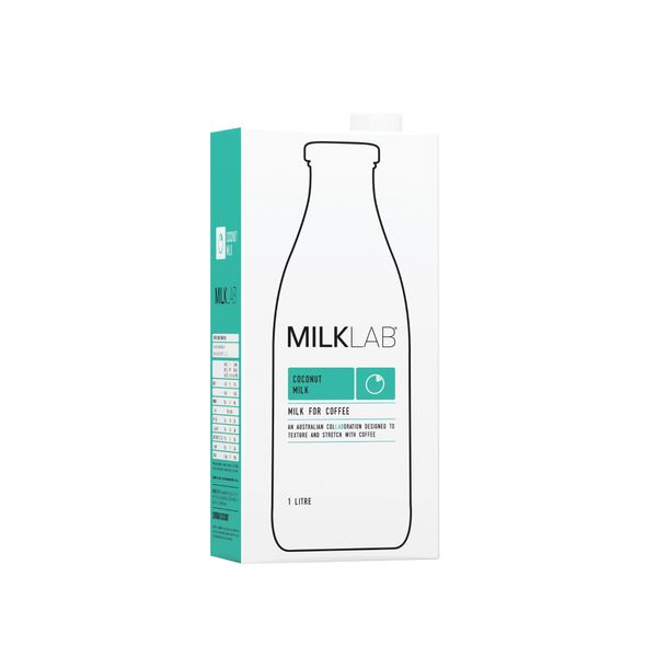 MILKLAB Coconut Milk 8 x 1ltr- The Perfect Coconut Milk for Coffee