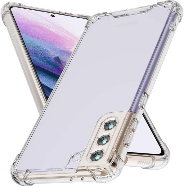 Transparent Shockproof Backcover Compatible with Samsung Galaxy S21 Plus