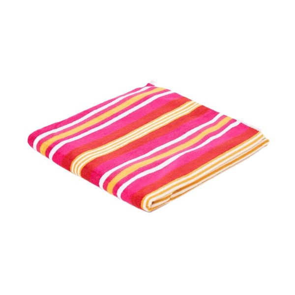 Sunkissed Stripes Velour Beach Towel 104 x 180cm