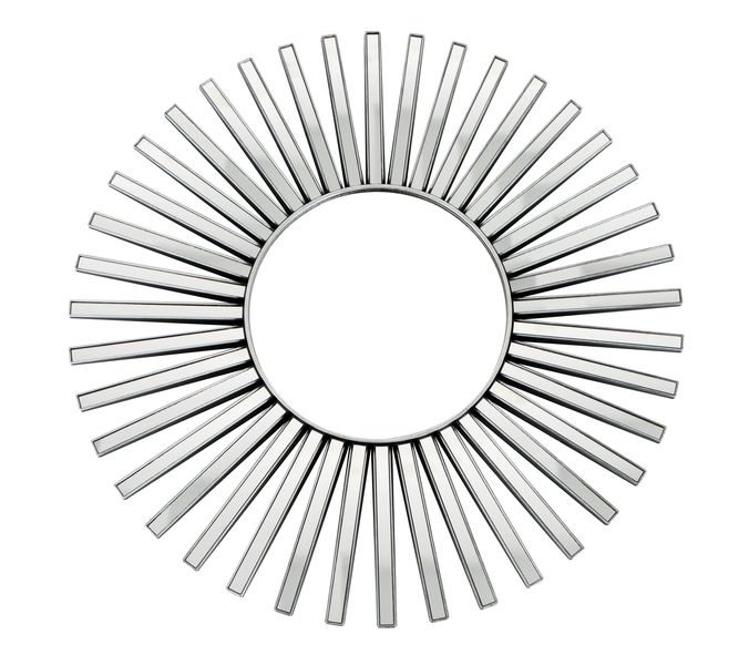 Home Quip - Silver Starburst Mirror - 41 x 41cm