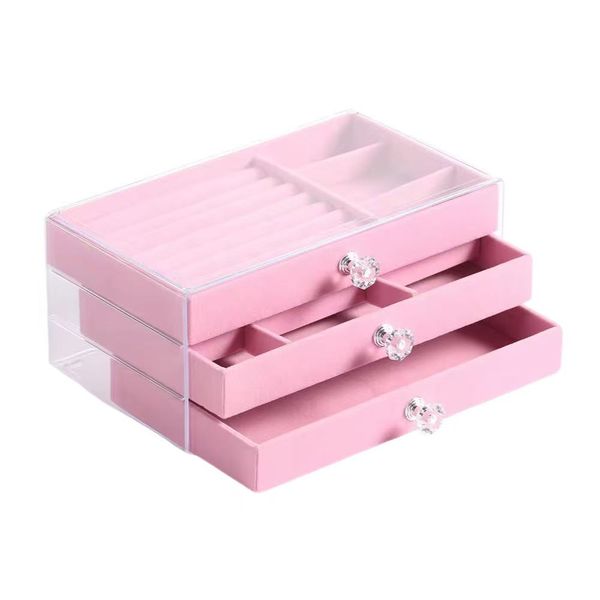 Multifunctional Jewellery Organizer-Pink