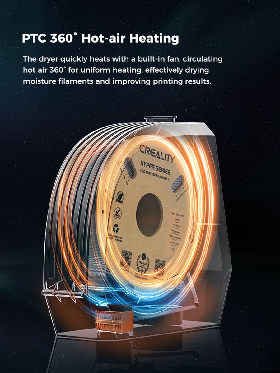 Creality Space Pi Single roll Filament Dryer | Shop Today. Get it