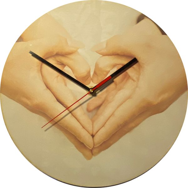 UnXusa - Canvas on MDF Wall Clock - I Thee Wed