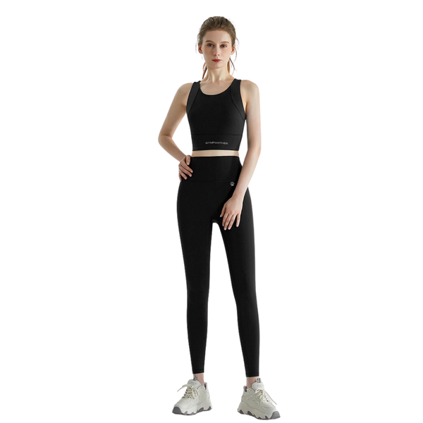 Gympanther Exquisite Sleeveless Crop Tank &amp; Leggings