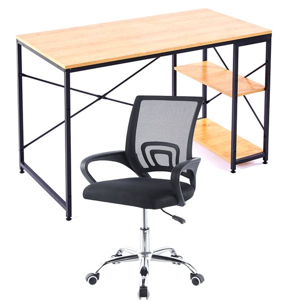 Computer Work Desk &amp; Office Chair Set