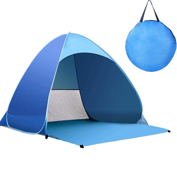 Automatic Pop-Up Beach Tent - Lightweight for 2-3 People