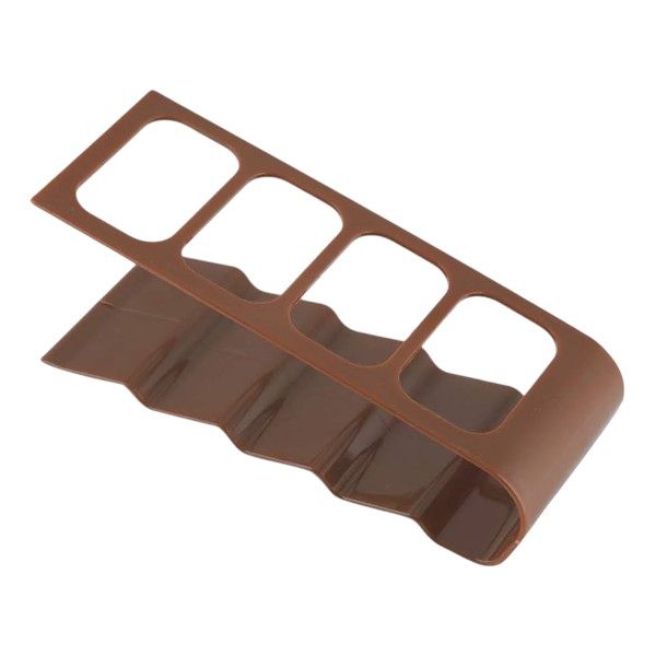 4-Compartment Remote Control Holder - Coffee