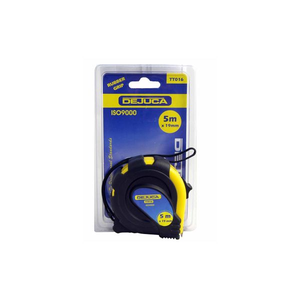 Tape Measure Rubber Grip 5m x 19mm -Dejuca