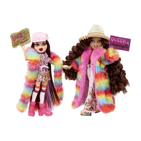 Bratz Designer Pride pack Roxxi Y Nevra Doll Pink