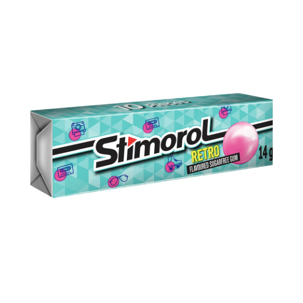 Stimorol Retro Gum 10 Piece 24 x 14g Buy Online in South Africa